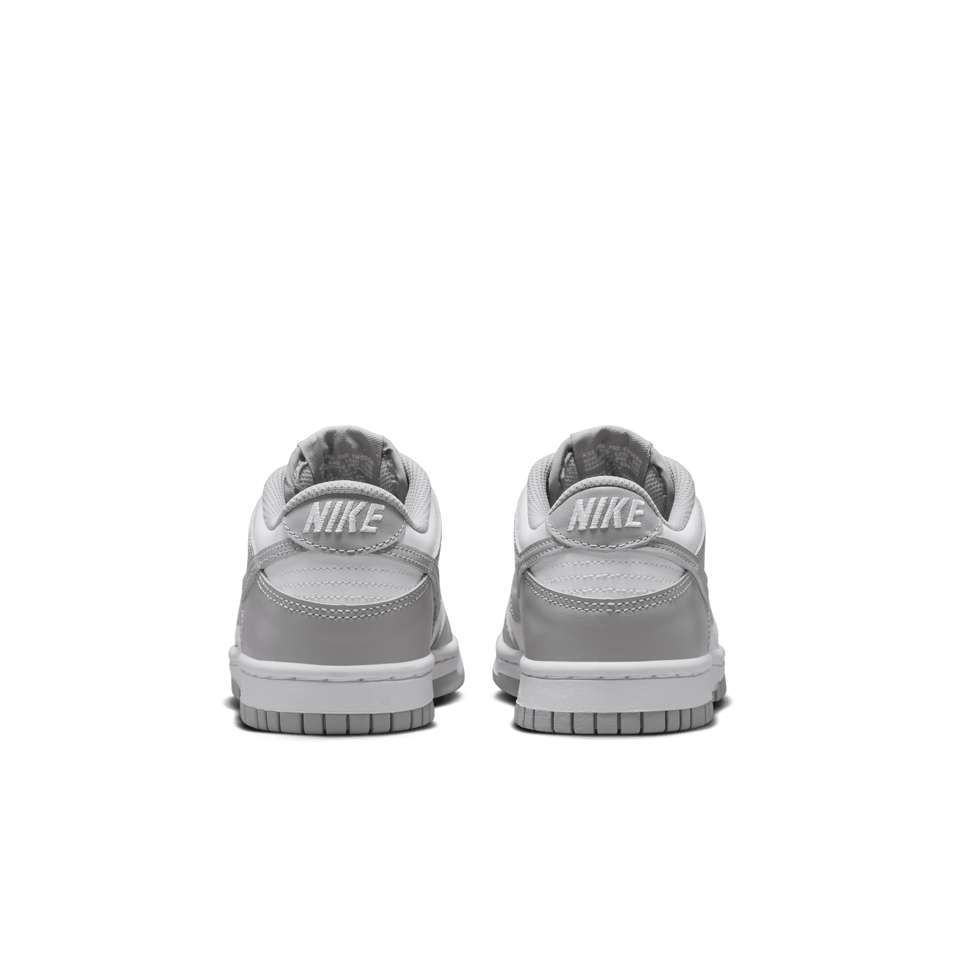 Big Kids' Nike Dunk Low "White Light Smoke Grey"