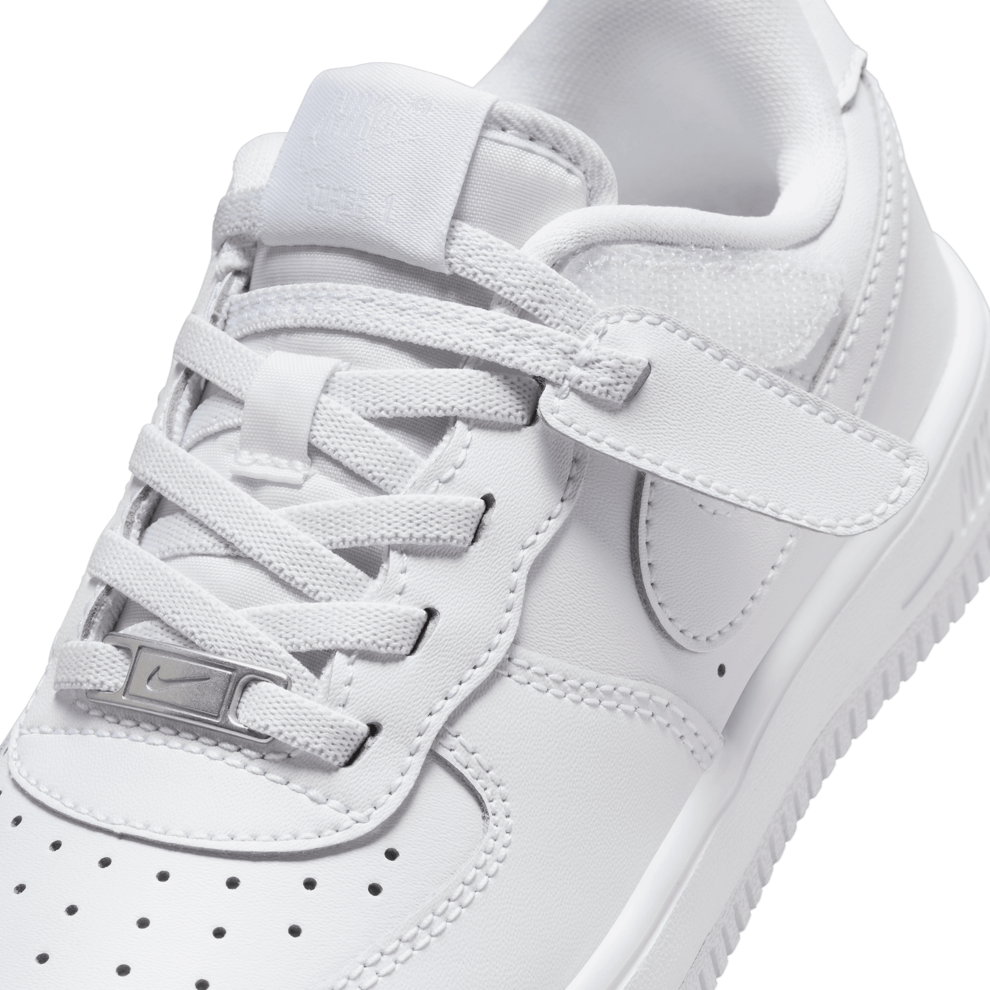 Little Kids' Nike Force 1 Low EasyOn "Triple White"