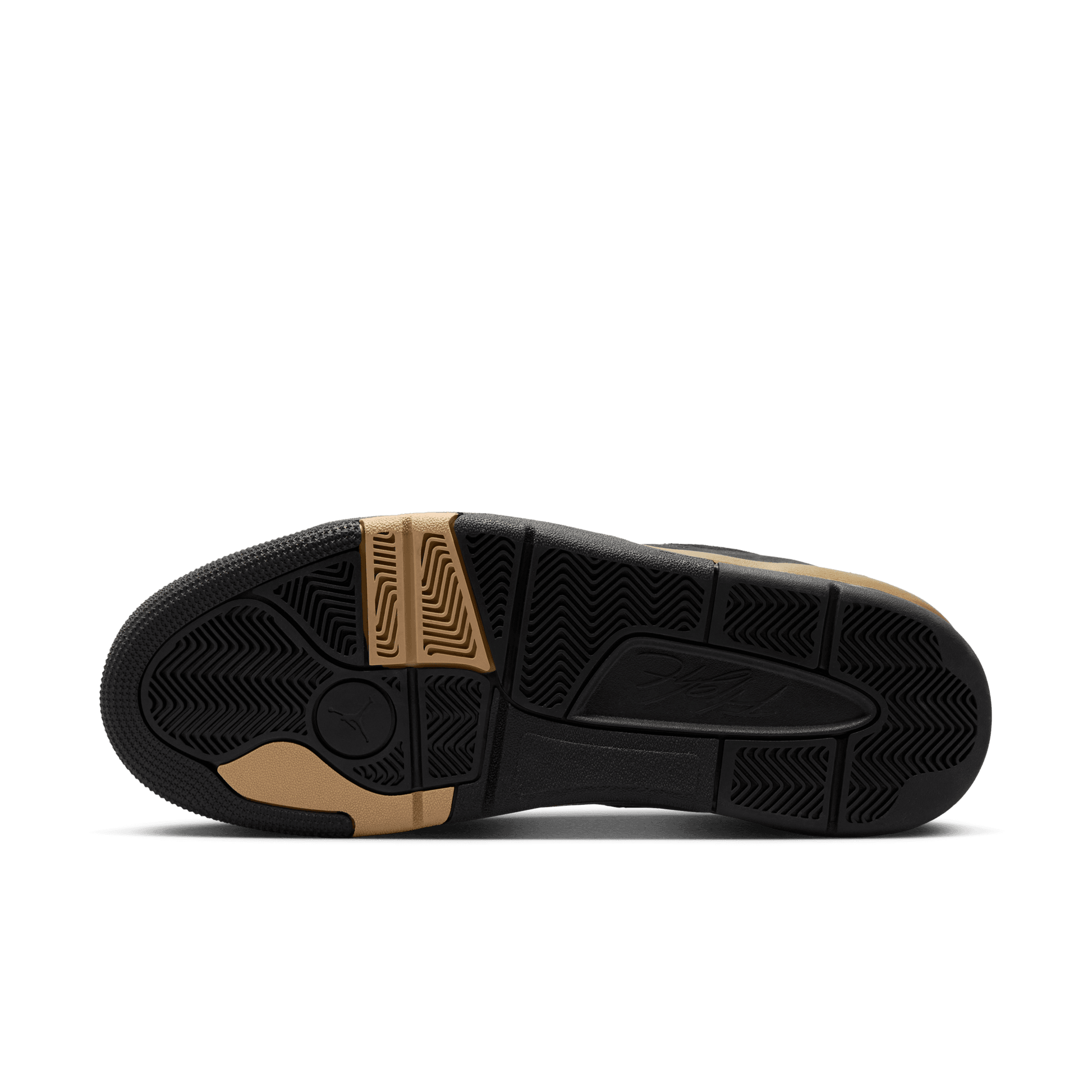Men's Jordan Flight Court "Black Metallic Gold"