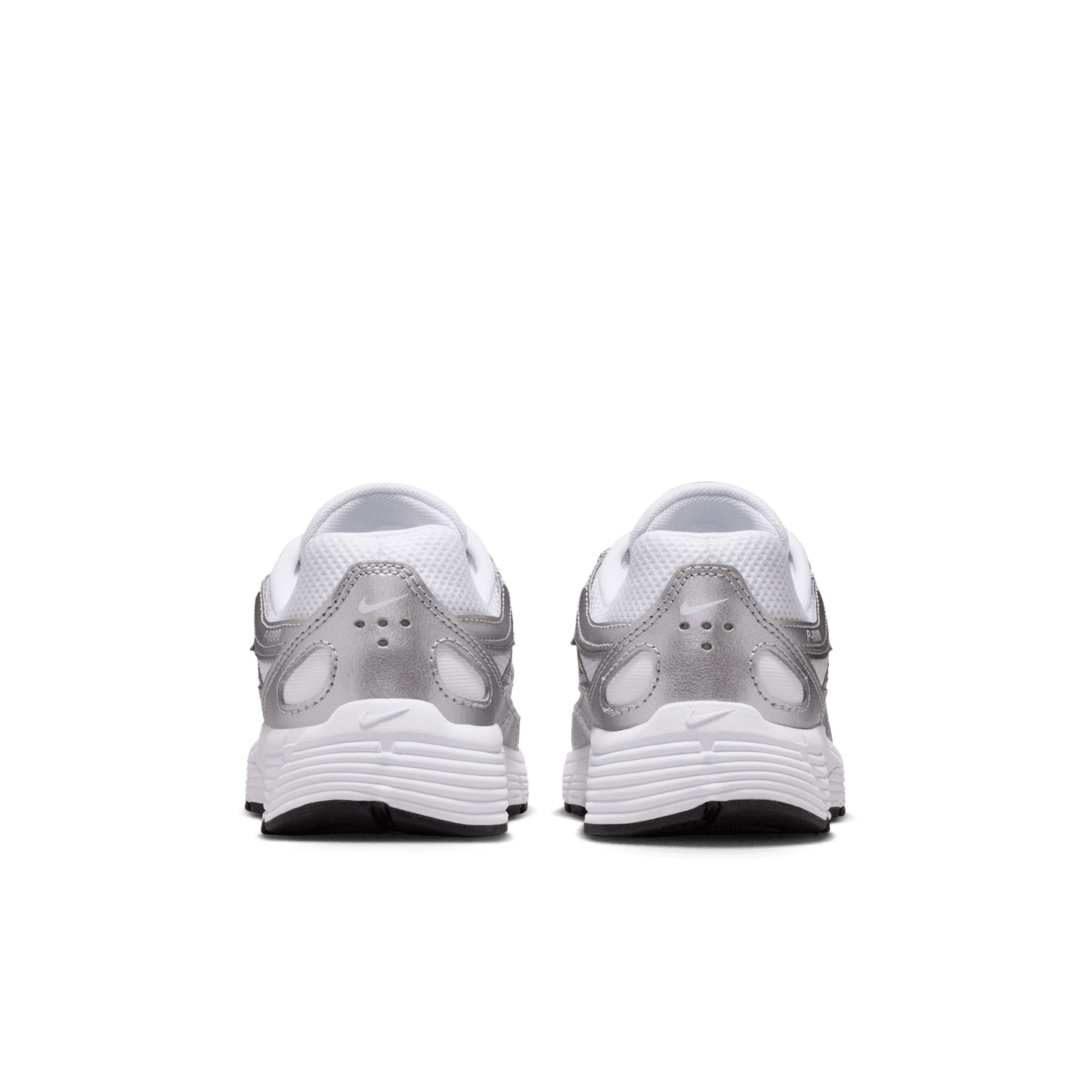 Big Kids' Nike P-6000 "White & Metallic Silver"