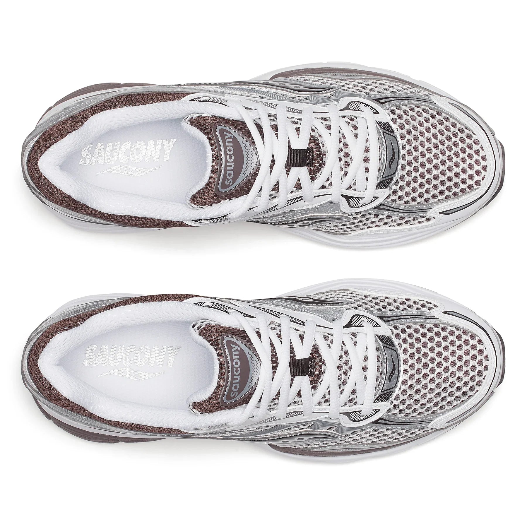 Saucony ProGrid Omni 9 White Brown